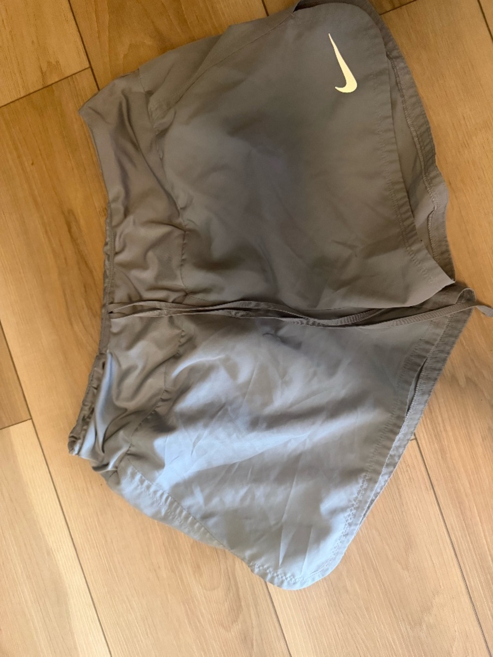 Nike athletic running shorts in gray 🩶